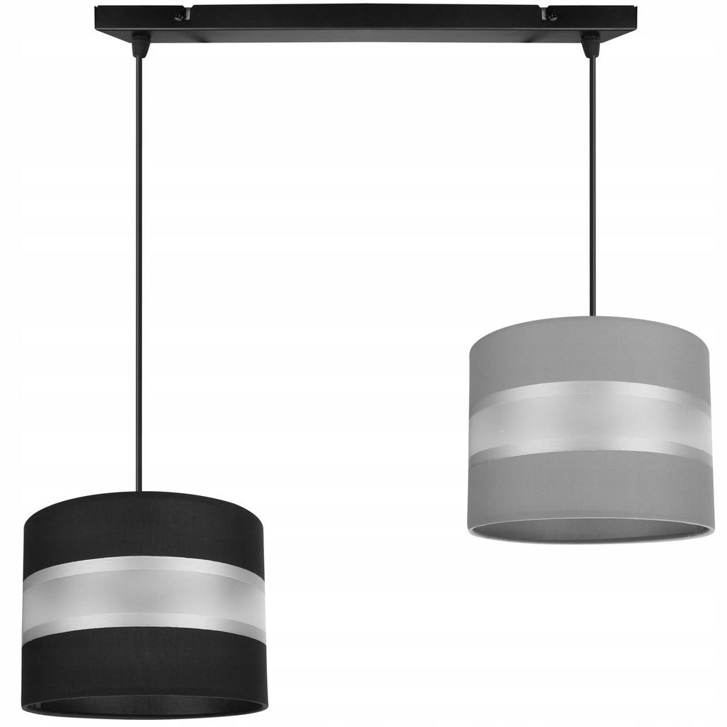 Moderner Kronleuchter Pendelleuchte mit Lampenschirm – Moderne Hängelampe Deckenlampe für Wohnzimmer und Esszimmer