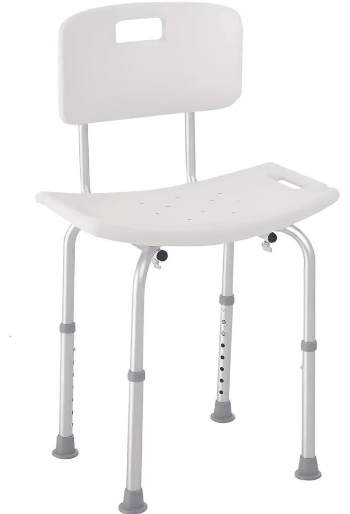 Chaise de bain pour aide à la toilette - Hauteur ajustable et ergonomique