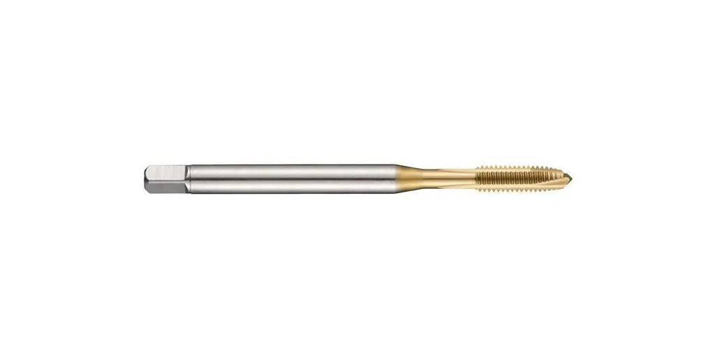 Taraudage trous débouchants M8 Dormer EP00TIN HSS-E-PM TiN DIN 371B 6H