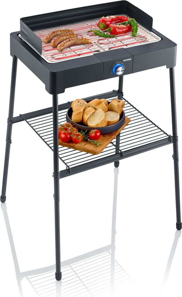Barbecue elettrico su gambe 2200w nero Severin 8566 Immagine del prodotto 
