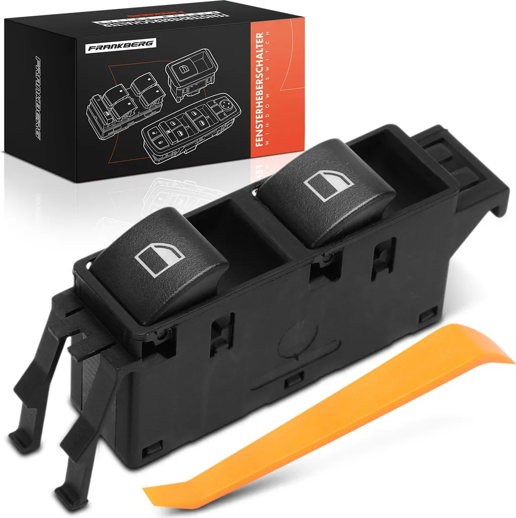 Commande de Lève-vitre Électrique BMW E46 1997-2007 - Bouton Noir Passager