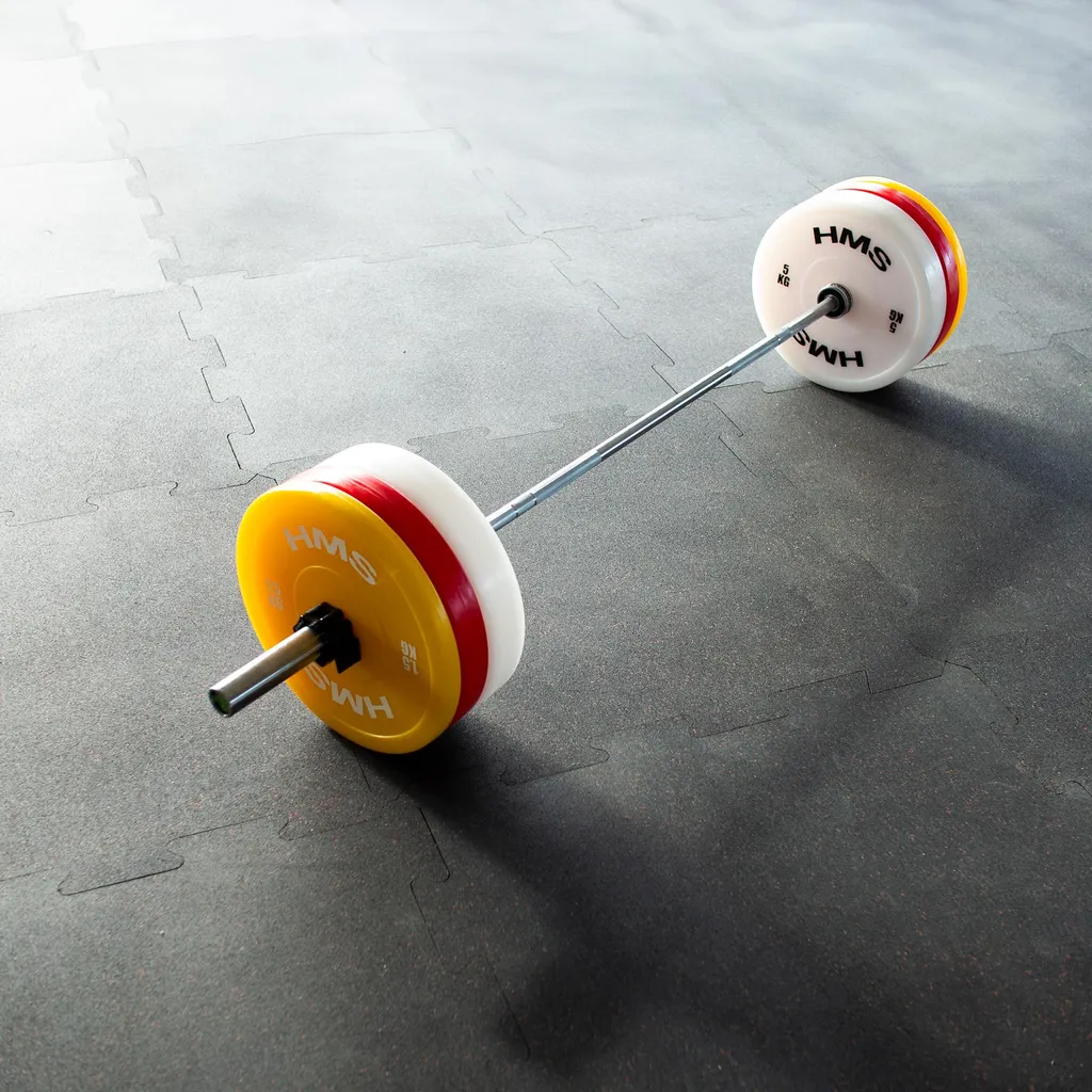 Apprenez le snatch en sécurité avec le set de disques techniques 18 kg HMS