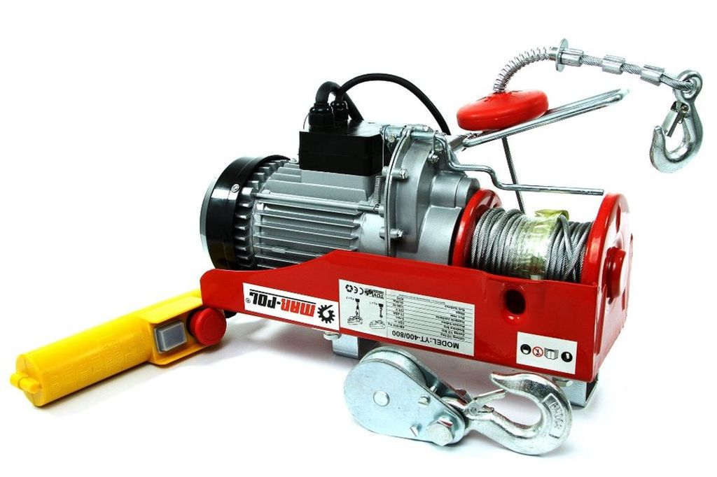 Elektrický naviják 230V 400kg/800kg 00831 Obrázek produktu 