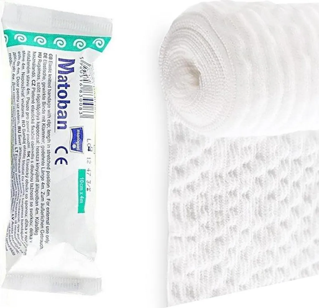 Matoban Matopat Benda Elastica 10cm x 5m - Supporto Sicuro e Duraturo
