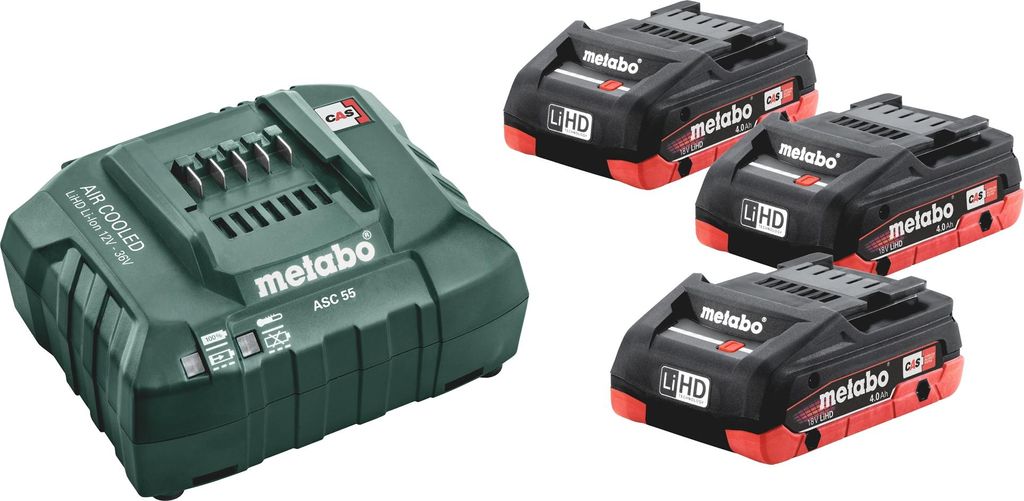 Basic-Set 685132000 3 x 4,0 Ah-LIHD + Ladegerät ASC 30-36 Produktbild 