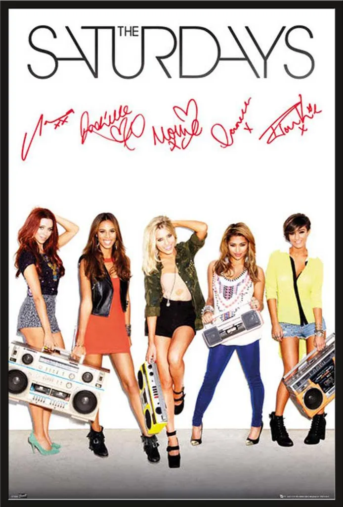 The Saturdays Affiche avec Signatures et Cadre à Clip Shinsuke 61x91,5 cm