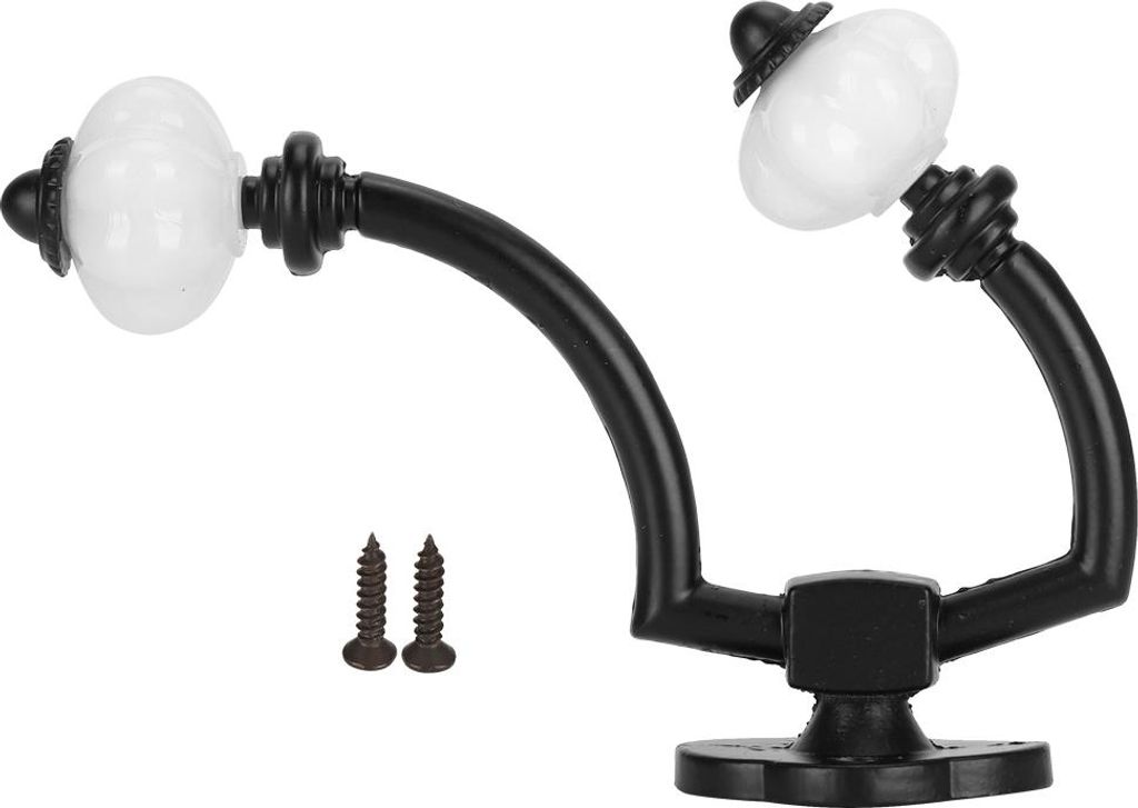 Vintage-Kleiderhaken, Wandmontage, Zinklegierung, Kunststoffkopf, europäischer Stil, dekorativ