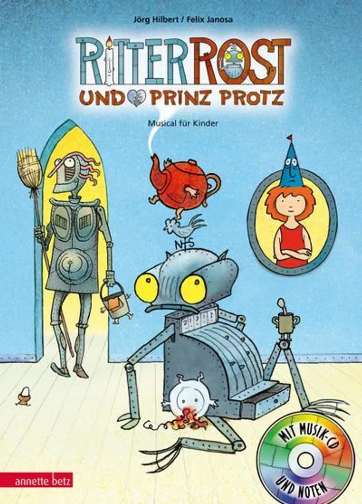 Livre CD Ritter Rost 4 avec chansons et histoires de chevaliers