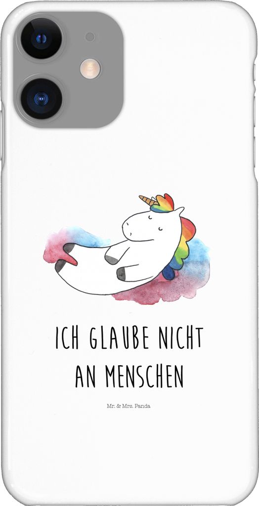 Mr. & Mrs. Panda Iphone 11 Handyhülle Einhorn Wolke 7 - Weiß - Geschenk, Verliebt, Cover, Smartphone Hülle, Einhörner, Lustig, Menschen, Handy ...