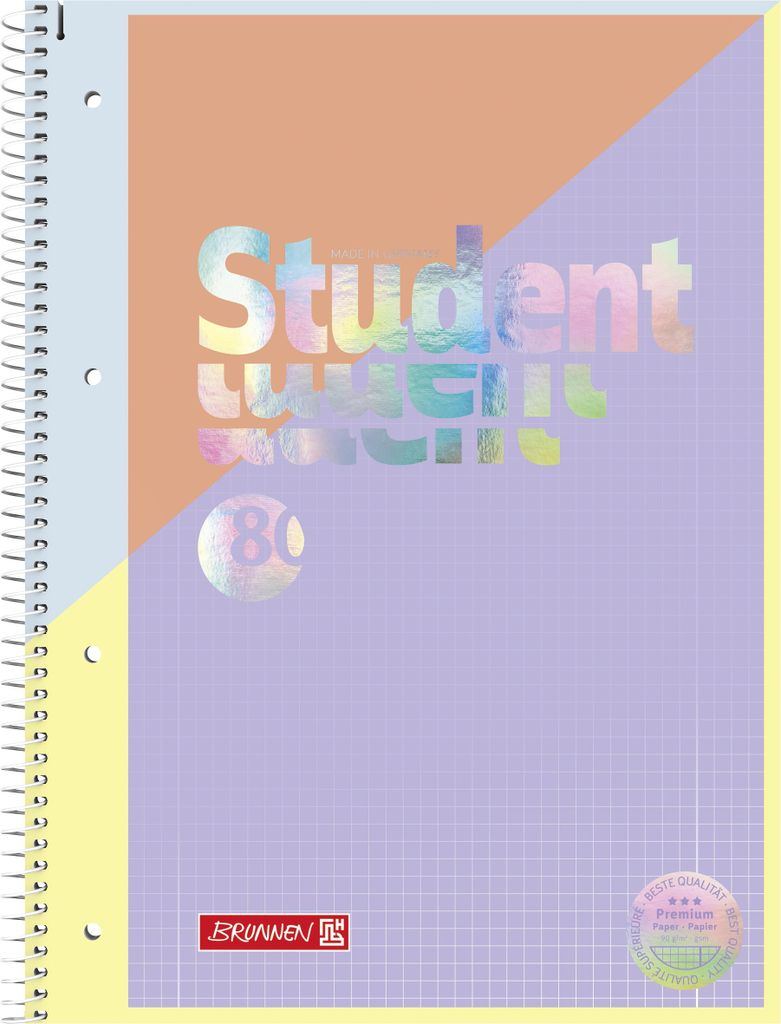 BRUNNEN 106792869 Collegebl A4 Lin28 90g Intoxicate Productafbeelding 