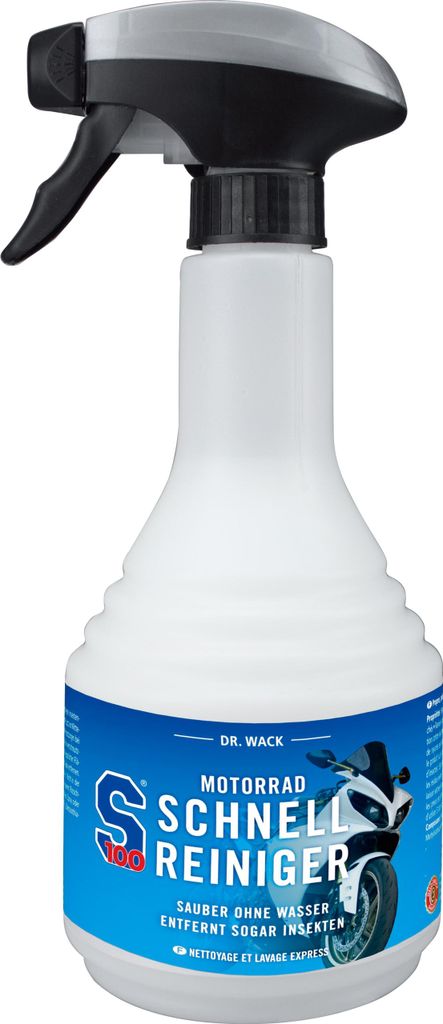S100 Motorrad Schnellreiniger 500ml - Kratzerfrei und Produktbild 
