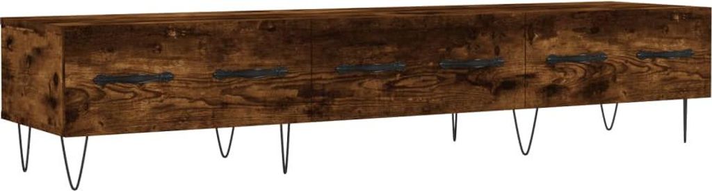 vidaXL TV-Schrank Räuchereiche 150x36x30 cm Holzwerkstoff