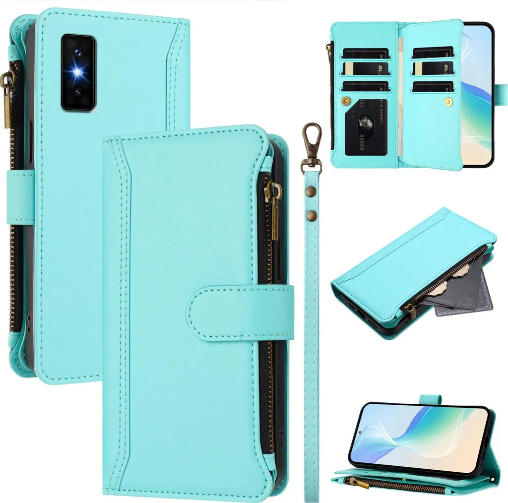 Custodia Protettiva Infinix GT 30 Pro - Wallet Anti-Shock con Zip