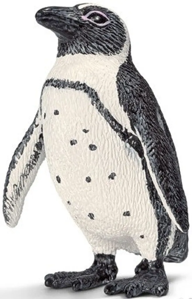 Pingouin à lunettes Schleich miniature détaillée peinte à la main