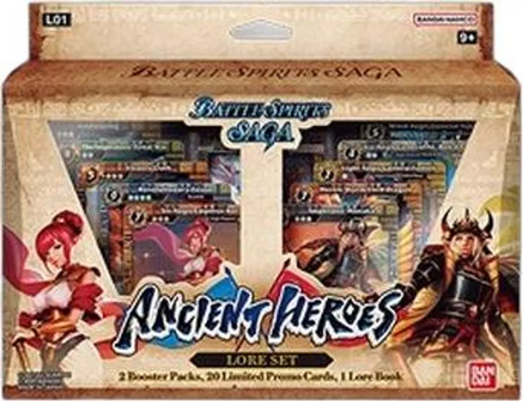 Boîte Cartes Battle Spirits Saga Ancient Heroes 20 Promo Holo