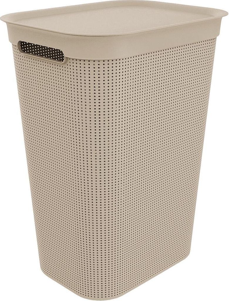 ROTHO Wäschesammler Brisen 50l 43,1x34x52,9cm cappuccino Produktbild