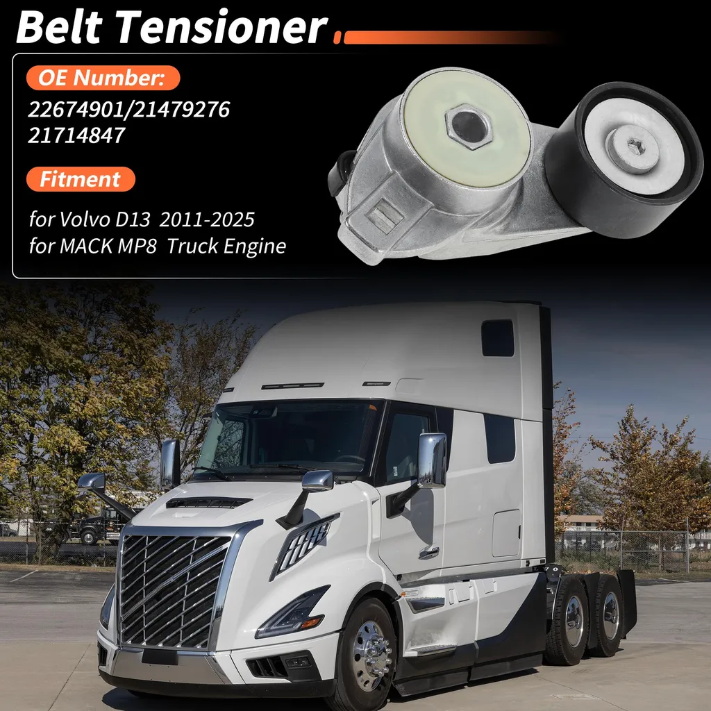 Poulie tendeur de courroie d'accessoires pour camion Volvo D13