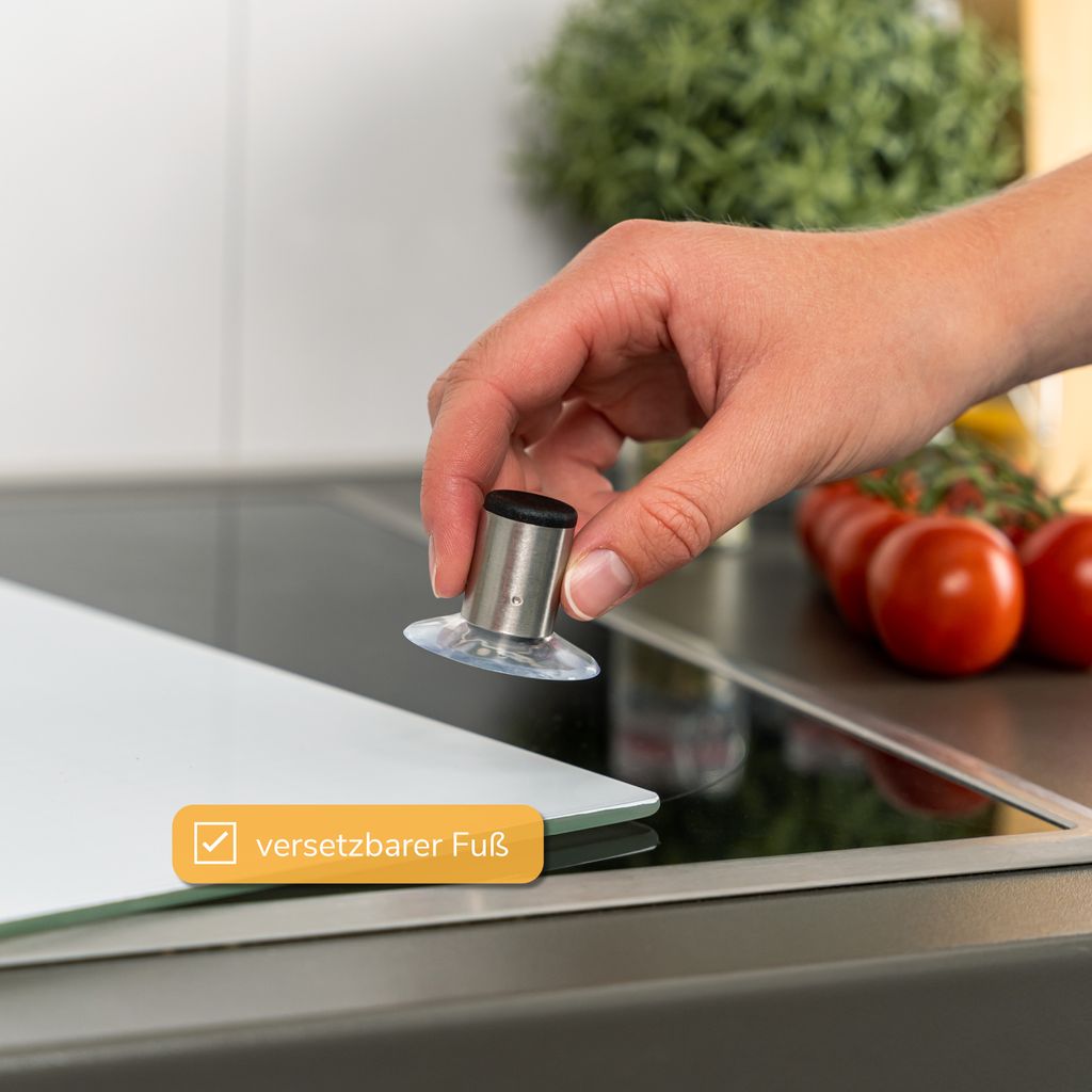 bremermann Set di cappe per hamburger, 16 cm, in acciaio inox, 4 pezzi