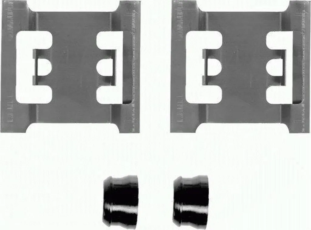 Kit di accessori pastiglie per freni a disco HELLA per FORD TRANSIT e altri