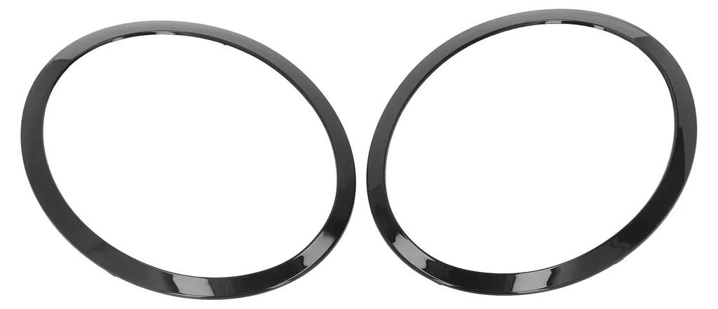 Paire d'enjoliveurs de phares R55 pour rénovation esthétique Clubman noir