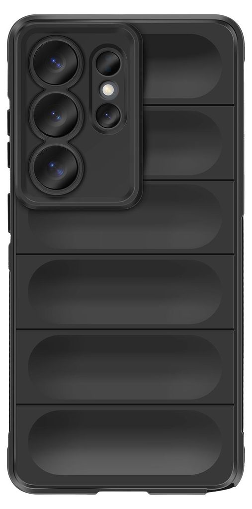 Amorus, Stoßfeste Hülle Qi-kompatibel für Samsung Galaxy S26 Ultra, Schwarz