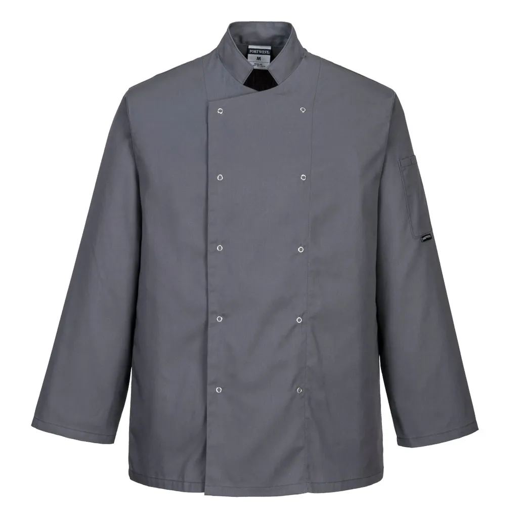 Portwest C733 - Cumbria Kurzarm Kochjacke Aus Polyester Und Baumwolle