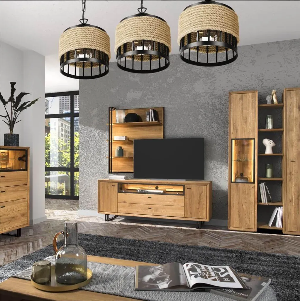 KOLOSEUM 3 Lampe suspendue noire design rustique et bohème chic - 4