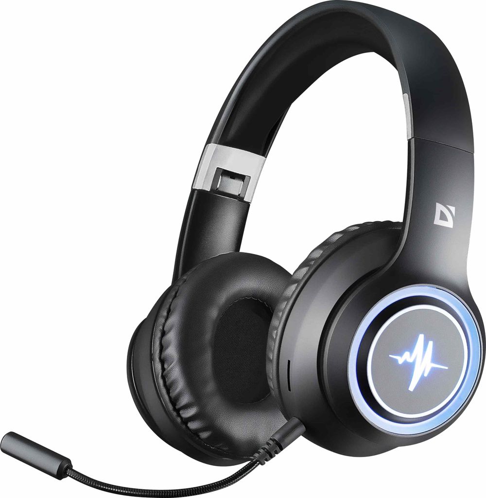 Słuchawki Defender Bluetooth Freemotion B571 Czarne Led Zdjęcie produktu 