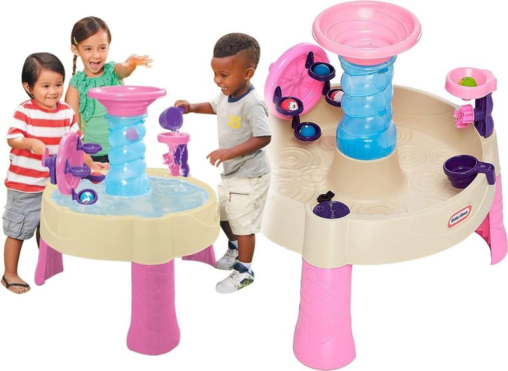 Little Tikes Wasser Tabelle Spirale Brunnen Rosa 173769 Produktbild 