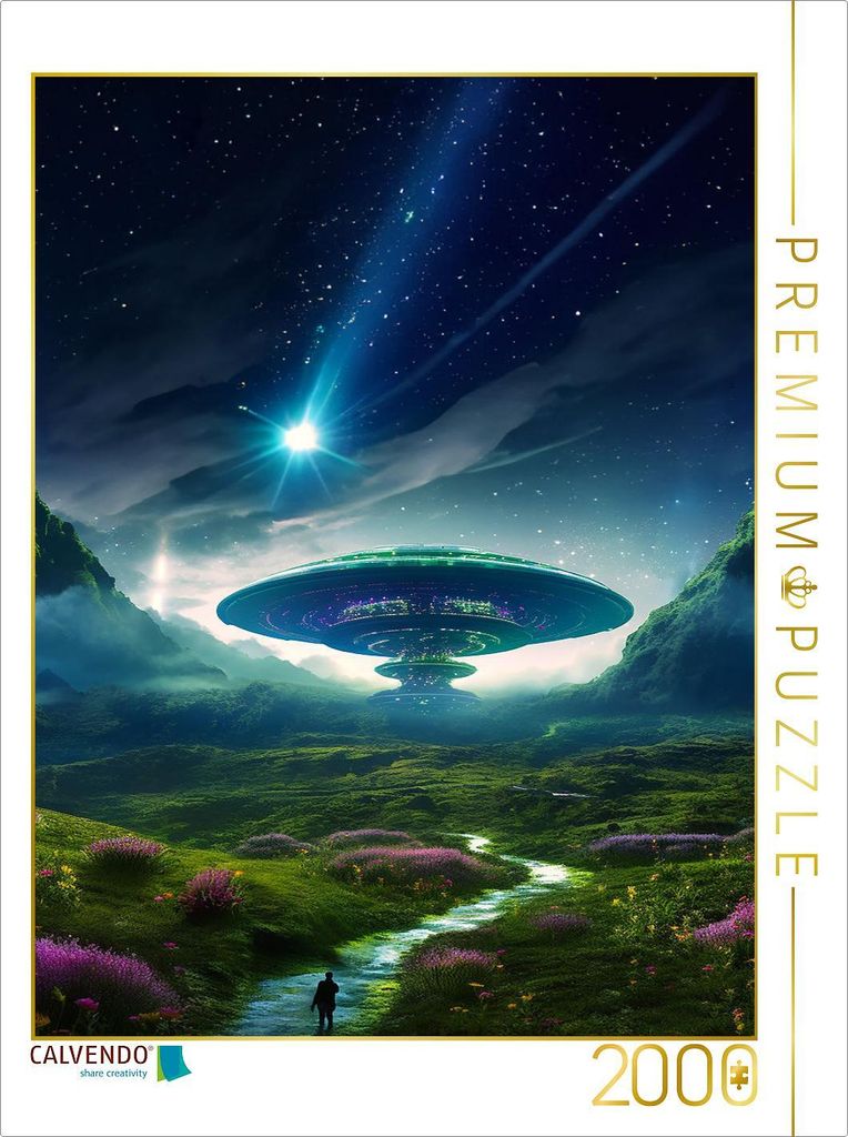 CALVENDO Puzzle Labor in den Bergen - Science Fiction | Produktbild 