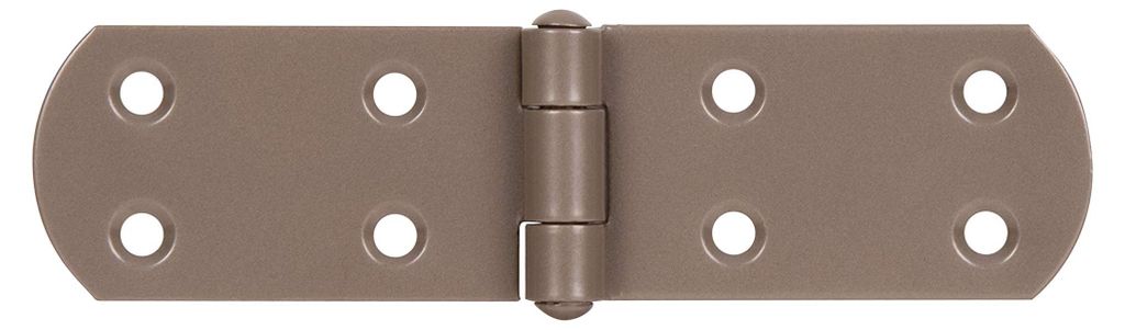 Alberts 300074 DURAVIS Kistenband | mit vernietetem Stift | perlbeige duplexbeschichtet RAL 1035 | Größe 135 x 35 x 2 mm