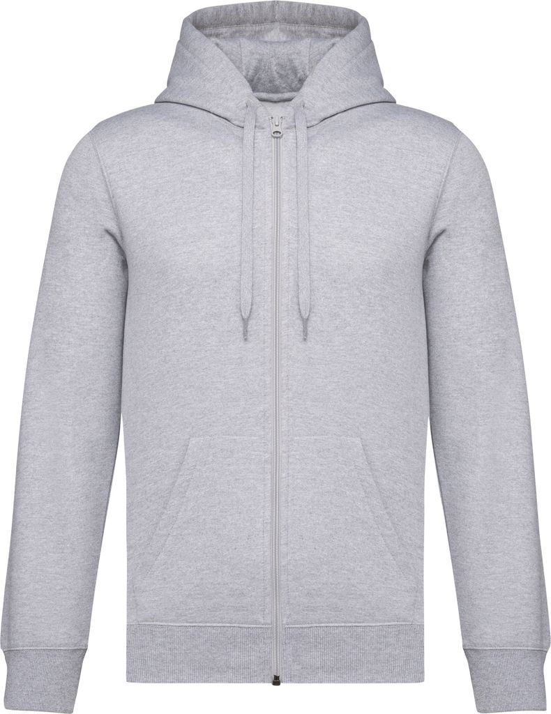 Kariban Recyceltes Uni-Sweatshirt mit Reißverschluss und Kapuze