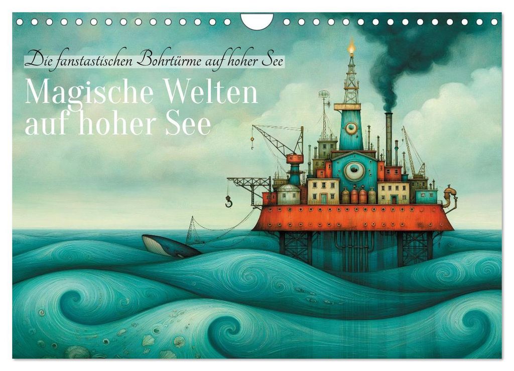 Magische Welten auf hoher See (Wandkalender 2027 DIN A4 quer), CALVENDO Monatskalender
