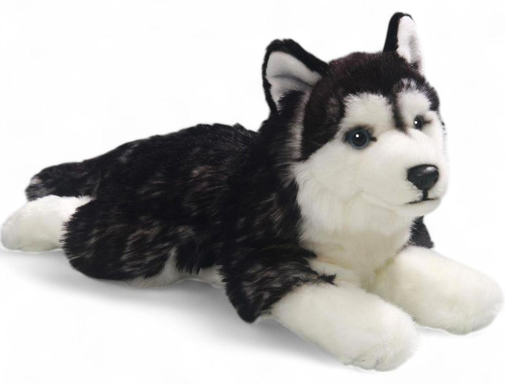 Carl Dick Husky, czarny, leżący ok. 32 cm 2783 Przytulanka, Zdjęcie produktu 
