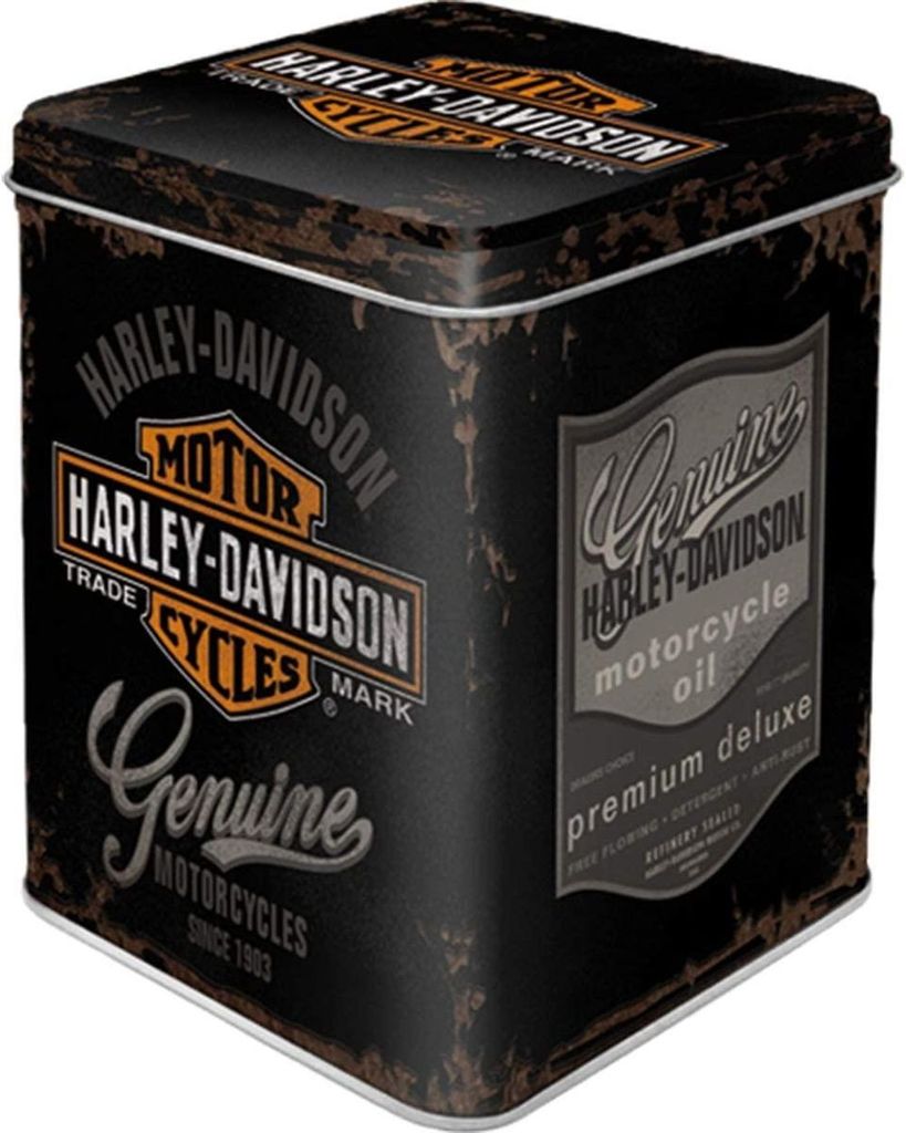 Nostalgic-Art - Teedose - Harley-Davidson - Genuine Logo Produktbild 