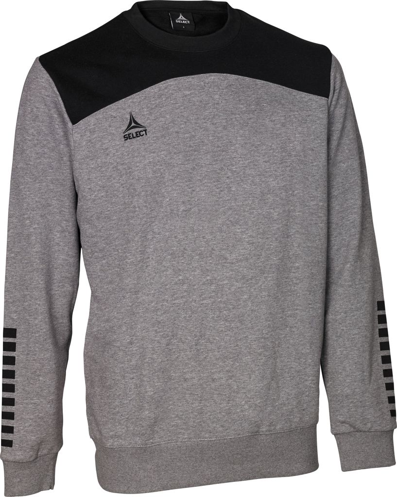 SELECT Sweatshirt Oxford v22, Gr.XL, grau schwarz