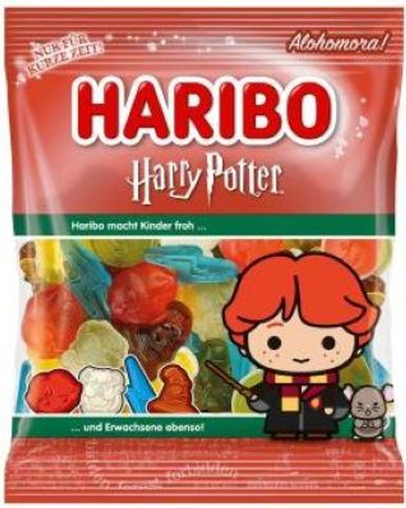 Haribo Harry Potter gumy owocowe z magiczną nutą torebka Zdjęcie produktu 