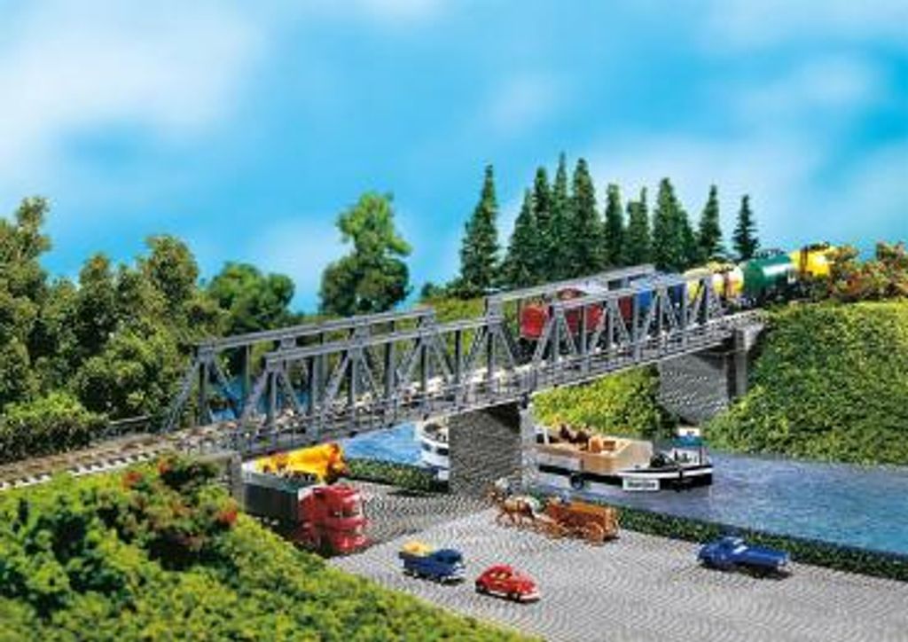 Faller 222578 - 1/160 / N 2 Kastenbrücken Mit Brückenkö - Neu