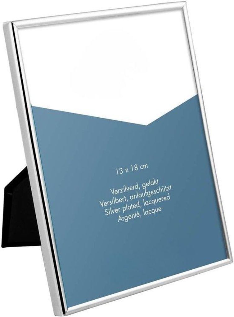 Famanu Bilderrahmen 13x18 cm mit mattem, versilbertem Rand - Sweet Memory