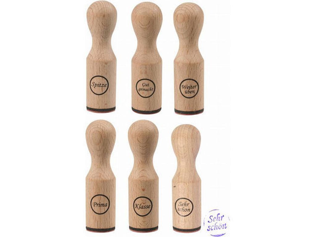Wooden Stamps 6 Lehrerstempel 4014732411443