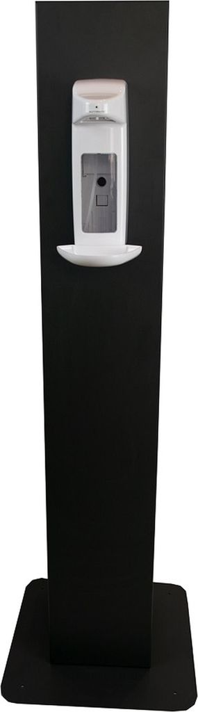 Euraneg Säule aus Stahl SD110-d - Desinfektionssäule - schwarz