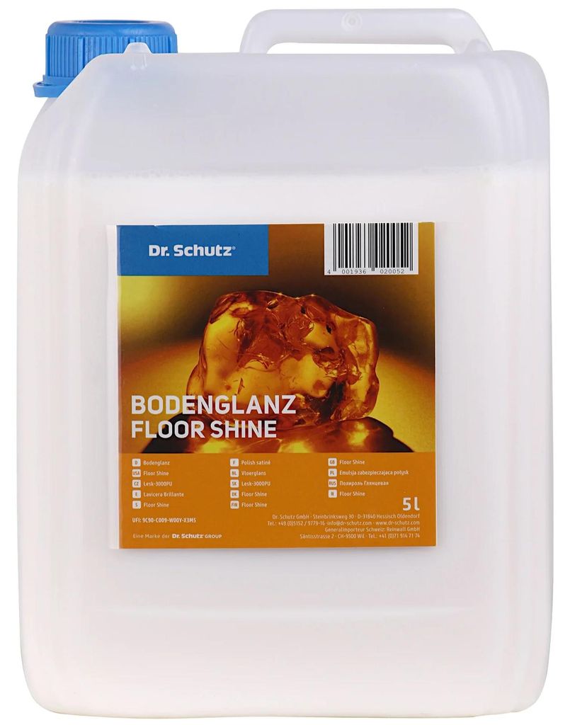 DR. SCHUTZ Bodenglanz Wischpflege 5 Liter für 100m² Produktbild 