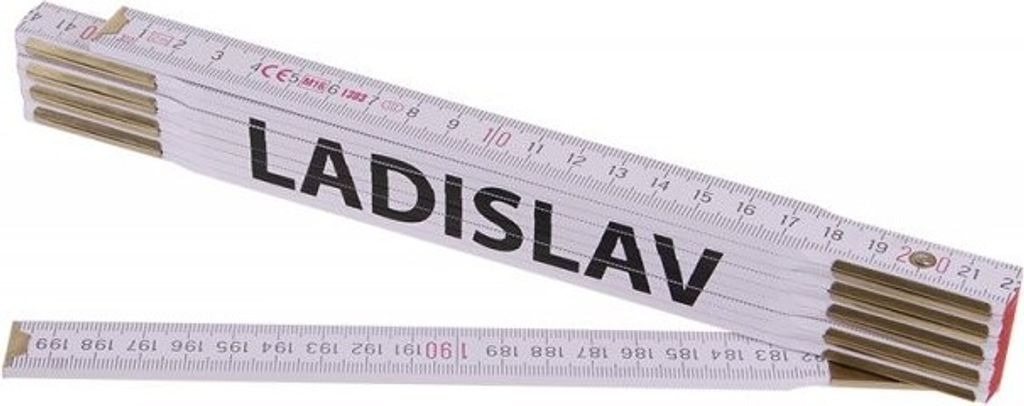 LEVIOR - Zollstock (Gliedermaßstab) 2m LADISLAV (PROFI, weiß, Holz)