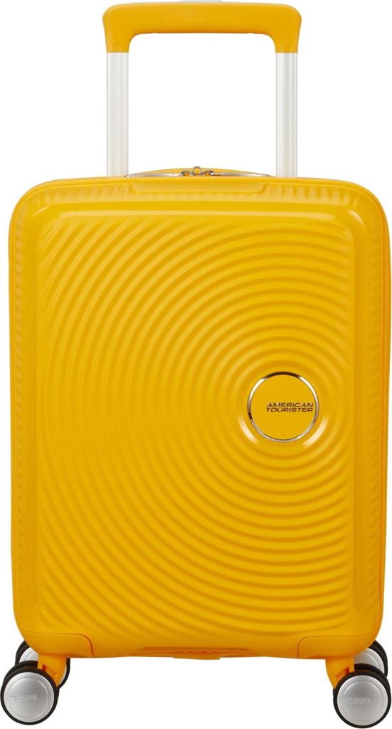 American Tourister Trolley Soundbox Mini Spinner 47 / 16 Golden Yellow gelb