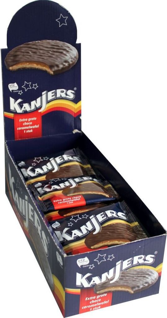 Kanjers Schokoladenwaffeln (24x 45gr) Produktbild 