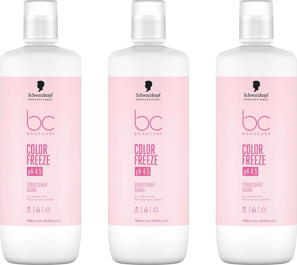BC Bonacure Color Freeze Conditioner 3x1000 ml Produktbild 