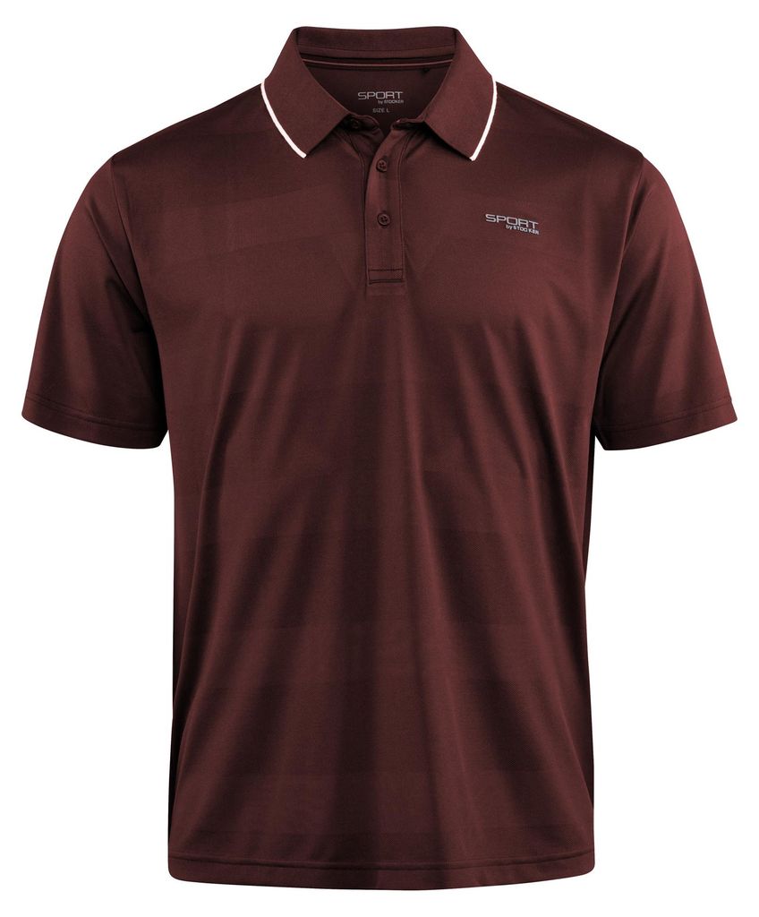 Stooker Men PABLO Herren Poloshirt Comfort Fit L zinfandel Produktbild 