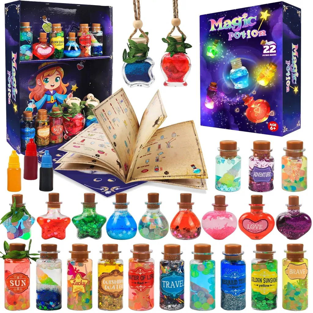 Jeu Créatif de Potions Magiques avec Accessoires et Matières Sûres