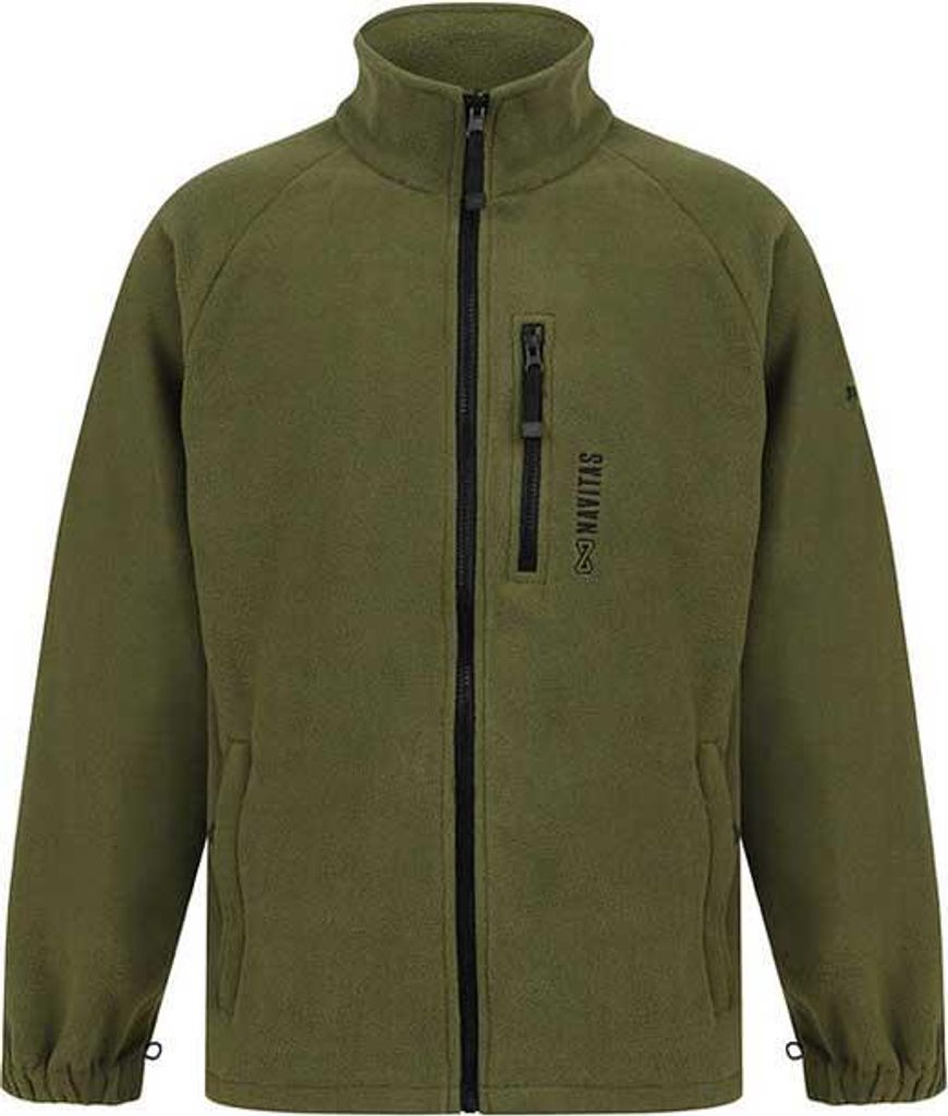 Navitas Atlas Fleece Mit Durchgehendem Reißverschluss Grün M Herren Grün M