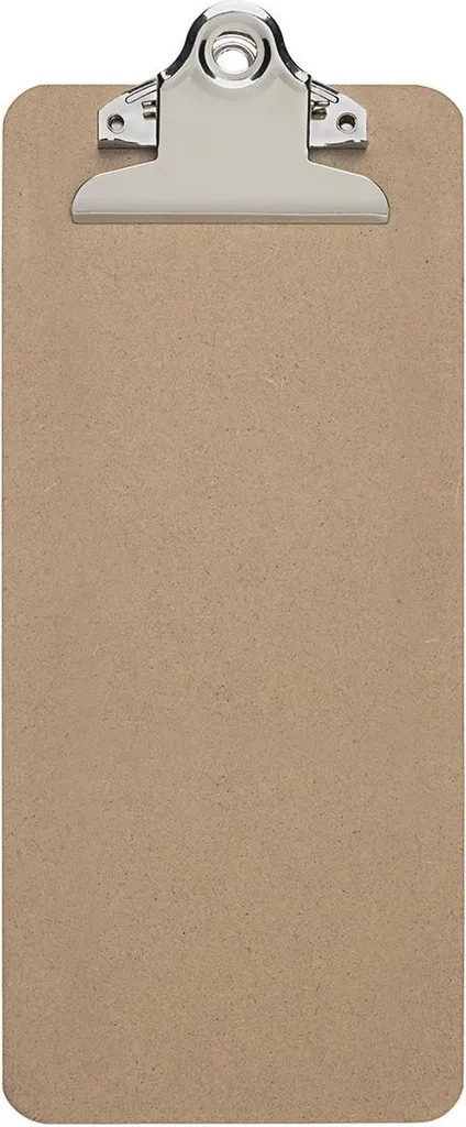 Maulbill Écritoire bois dur 115x265mm lot de 24 planchettes à pince